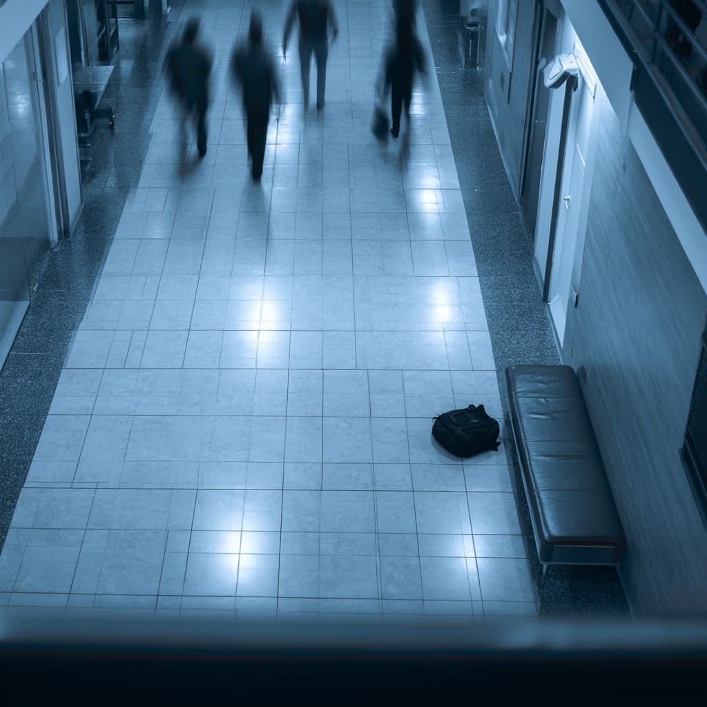Unattended bag detection example